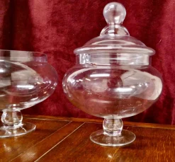 Großes Ladendisplay mit Vorratsdosen, 1960er, 2er Set