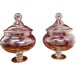 Großes Ladendisplay mit Vorratsdosen, 1960er, 2er Set