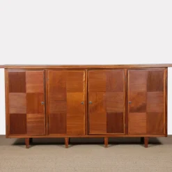 Großes modernes Sideboard aus Holz, 1950er