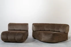 Großes modulares Space Age Sofa, Italien, 1960er, 5er Set