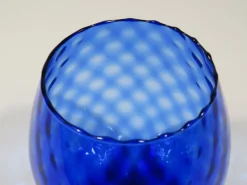 Großes mundgeblasenes Empoli Glas, 1950er