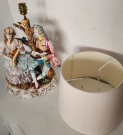 Große Stehlampe von Capodimonte, 1930er