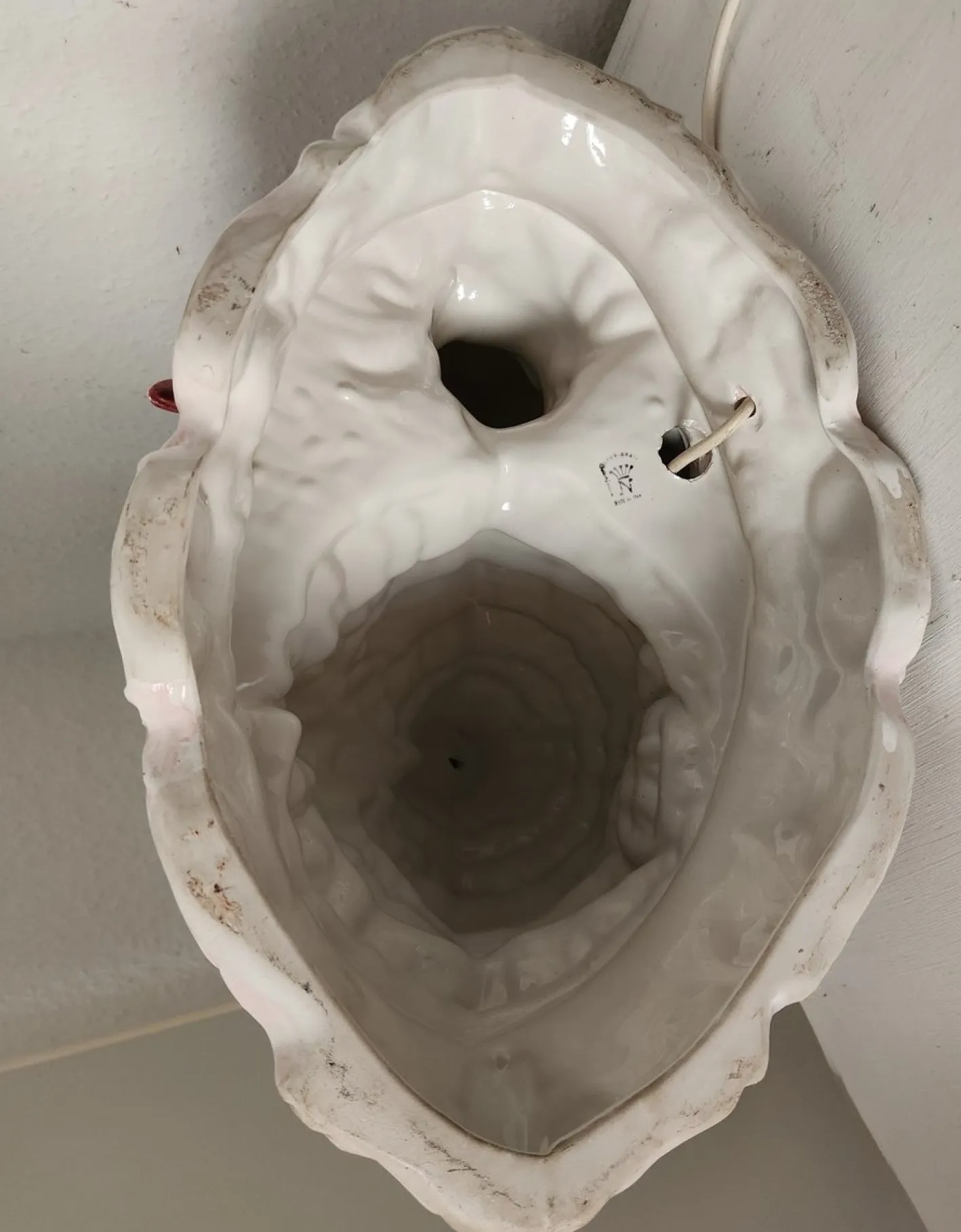 Große Stehlampe von Capodimonte, 1930er