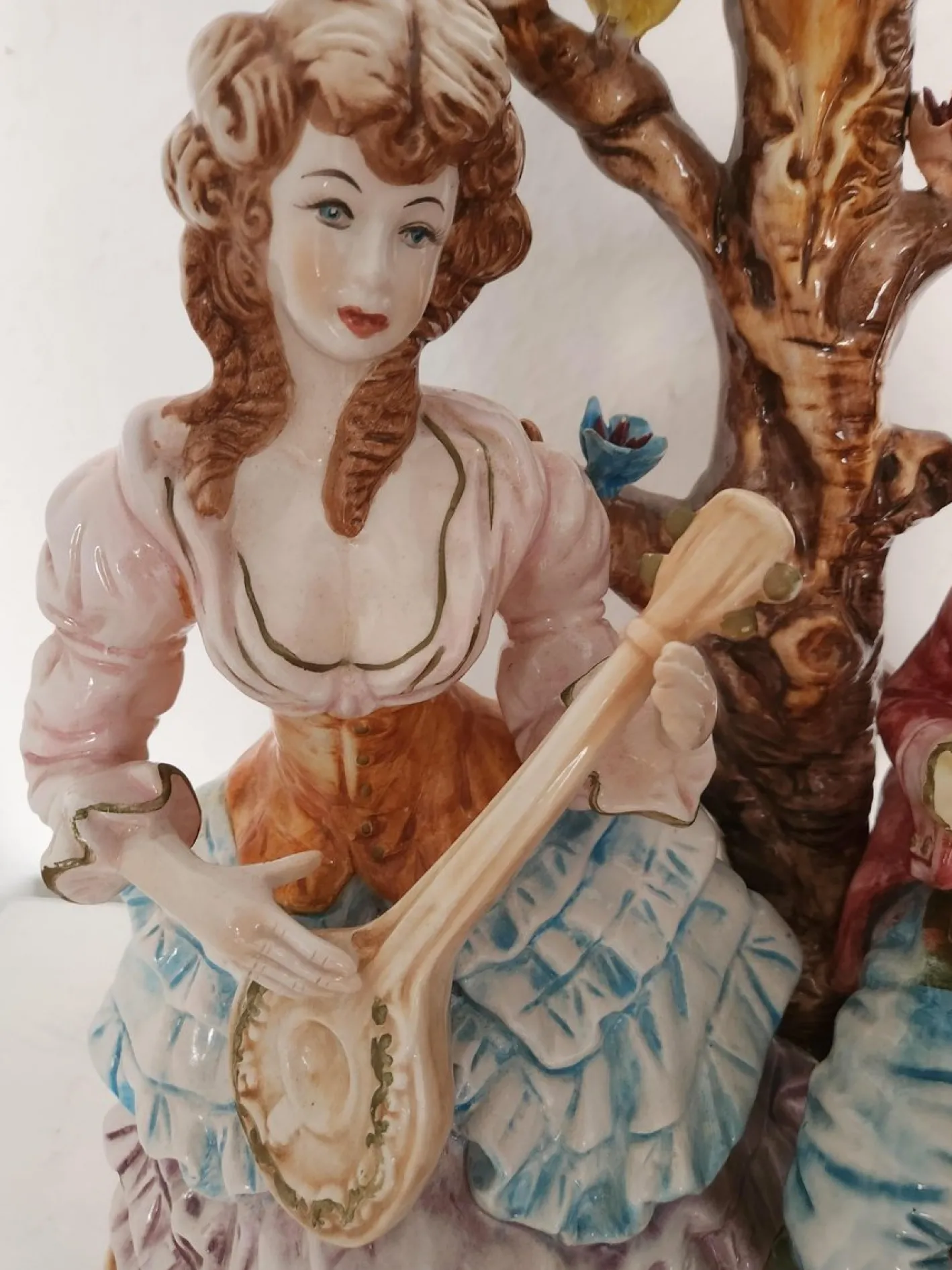 Große Stehlampe von Capodimonte, 1930er
