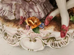 Große Stehlampe von Capodimonte, 1930er