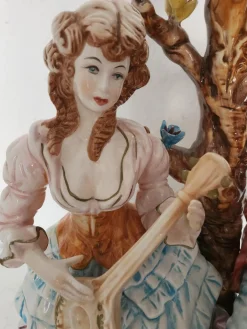 Große Stehlampe von Capodimonte, 1930er
