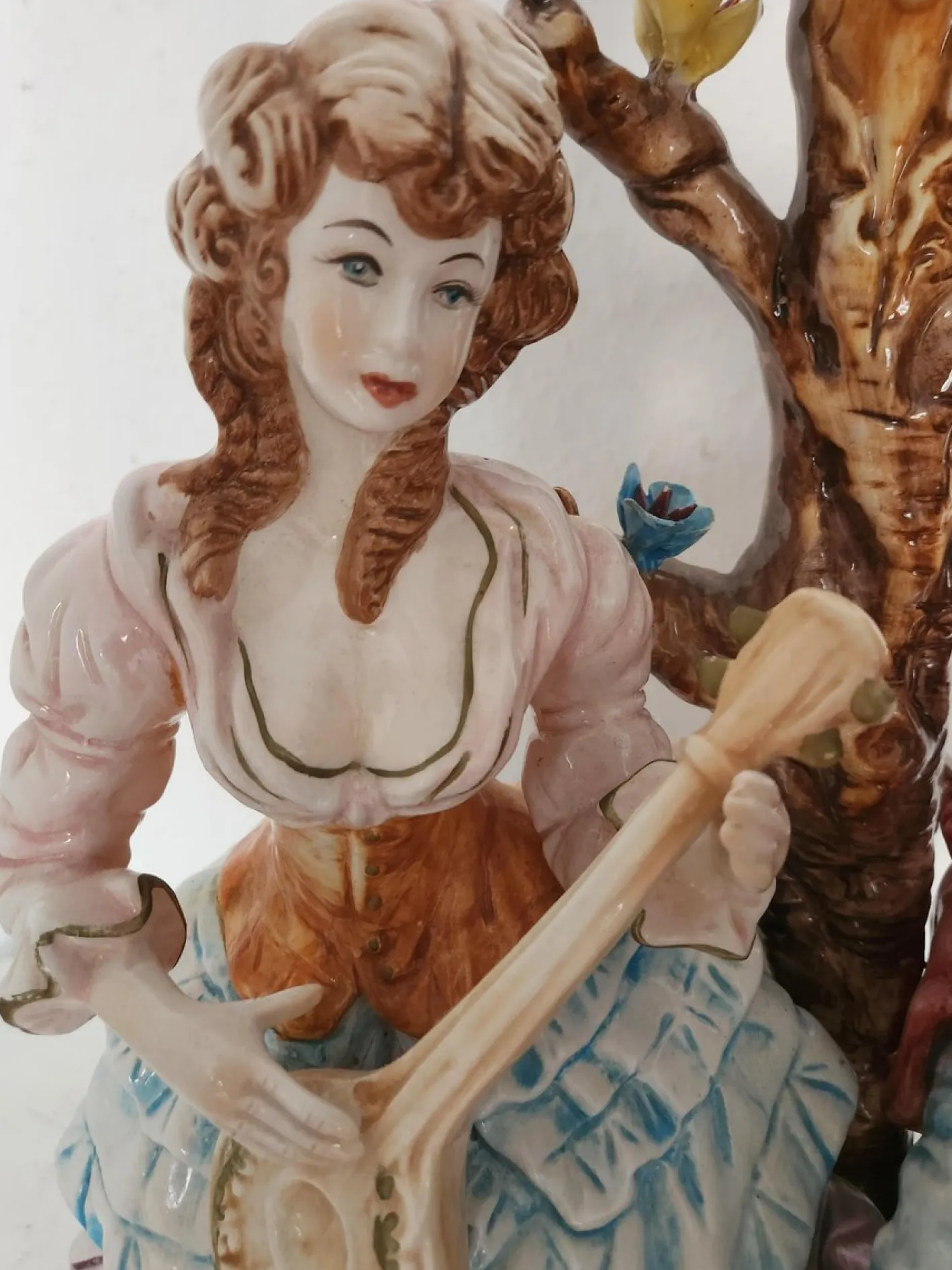 Große Stehlampe von Capodimonte, 1930er
