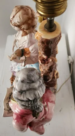 Große Stehlampe von Capodimonte, 1930er