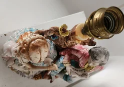 Große Stehlampe von Capodimonte, 1930er