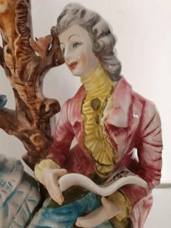 Große Stehlampe von Capodimonte, 1930er