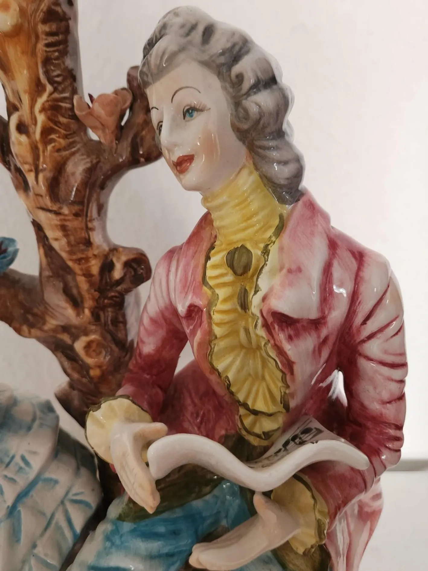 Große Stehlampe von Capodimonte, 1930er