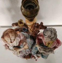 Große Stehlampe von Capodimonte, 1930er