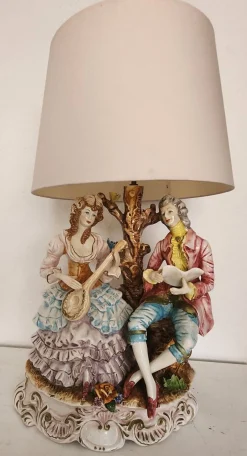 Große Stehlampe von Capodimonte, 1930er