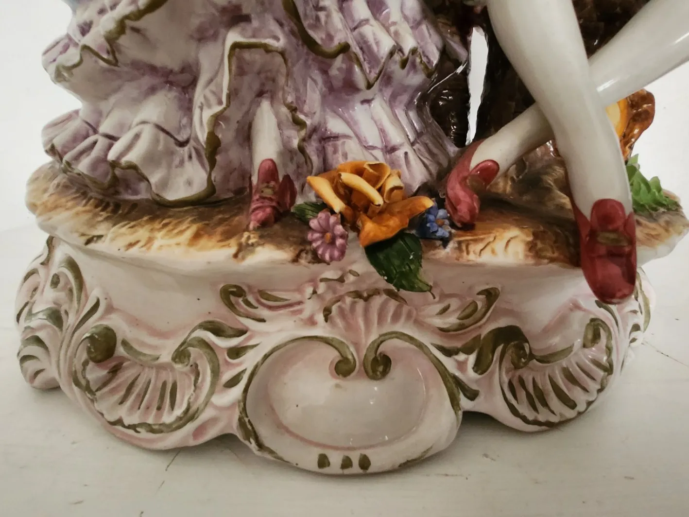 Große Stehlampe von Capodimonte, 1930er