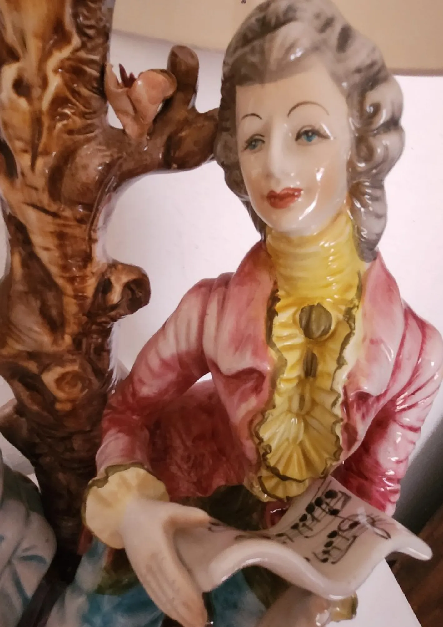 Große Stehlampe von Capodimonte, 1930er