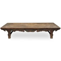 Großes Ulmenholz Schlafsofa