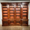 Großes viktorianisches Bücherregal aus Mahagoni