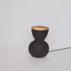 Große Unira Lampe in Schwarz von Ia Kutateladze