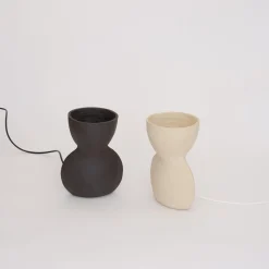 Große Unira Lampe in Weiß von Ia Kutateladze
