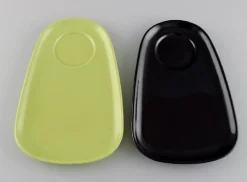 Große Untertassen für Tassen oder Becher von Stig Lindberg für Gustavsberg, 1960er, 5 . Set
