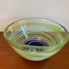Große Vilnius Studio Schale aus Glas, Litauen, 1990er
