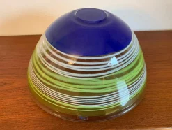 Große Vilnius Studio Schale aus Glas, Litauen, 1990er