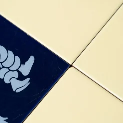 Große Vintage Michelinmännchen Fliesen, 1960er, 65er Set