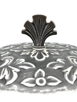 Große Zinn Suppenterrine mit Deckel und Schöpfkelle von Pewter Mastad, Norwegen, 1950er, 2er Set