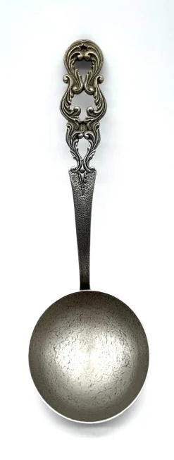 Große Zinn Suppenterrine mit Deckel und Schöpfkelle von Pewter Mastad, Norwegen, 1950er, 2er Set
