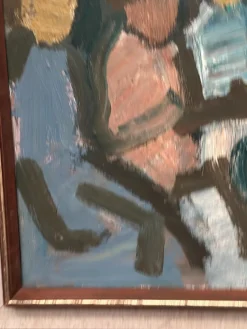 Gösta Falk, Figurenkomposition, 1960er, Öl auf Leinwand, gerahmt
