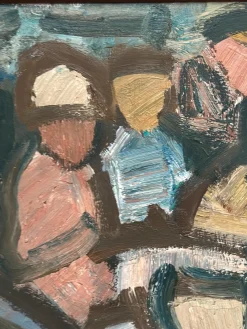 Gösta Falk, Figurenkomposition, 1960er, Öl auf Leinwand, gerahmt
