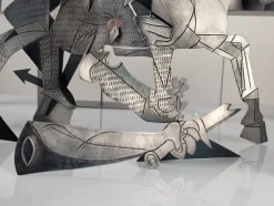 Guernica Skulpturen aus Metall von Picasso, 10 . Set