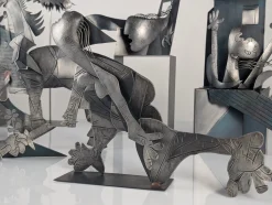 Guernica Skulpturen aus Metall von Picasso, 10 . Set