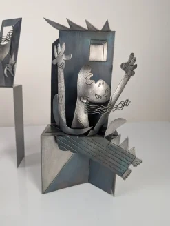 Guernica Skulpturen aus Metall von Picasso, 10 . Set