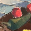 Gustaf Höglund, Stillleben mit Früchten, 1960er, Öl auf Leinwand, gerahmt