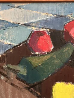 Gustaf Höglund, Stillleben mit Früchten, 1960er, Öl auf Leinwand, gerahmt
