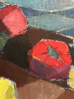 Gustaf Höglund, Stillleben mit Früchten, 1960er, Öl auf Leinwand, gerahmt