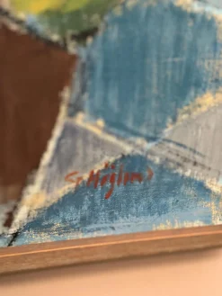 Gustaf Höglund, Stillleben mit Früchten, 1960er, Öl auf Leinwand, gerahmt