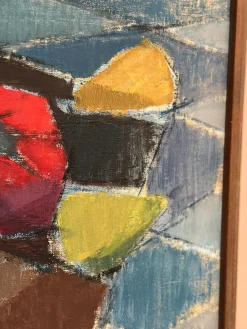 Gustaf Höglund, Stillleben mit Früchten, 1960er, Öl auf Leinwand, gerahmt