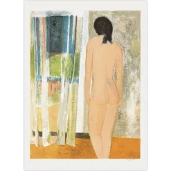 Guy Bardone, Backlighting, Nude, 1985, Lithographie