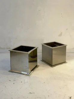 Guy Lefevre zugeschriebene Blumenkübel für Maison Jansen, 1970er, 2er Set
