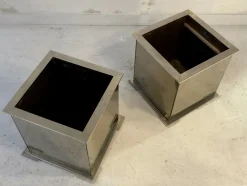 Guy Lefevre zugeschriebene Blumenkübel für Maison Jansen, 1970er, 2er Set