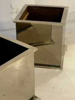 Guy Lefevre zugeschriebene Blumenkübel für Maison Jansen, 1970er, 2er Set