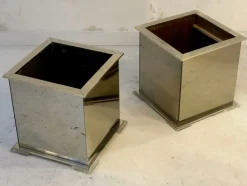 Guy Lefevre zugeschriebene Blumenkübel für Maison Jansen, 1970er, 2er Set