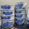 Handbemalte Edo Yunomi Teetassen, Japan, 18 . Set