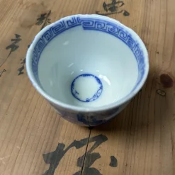 Handbemalte Edo Yunomi Teetassen, Japan, 18 . Set