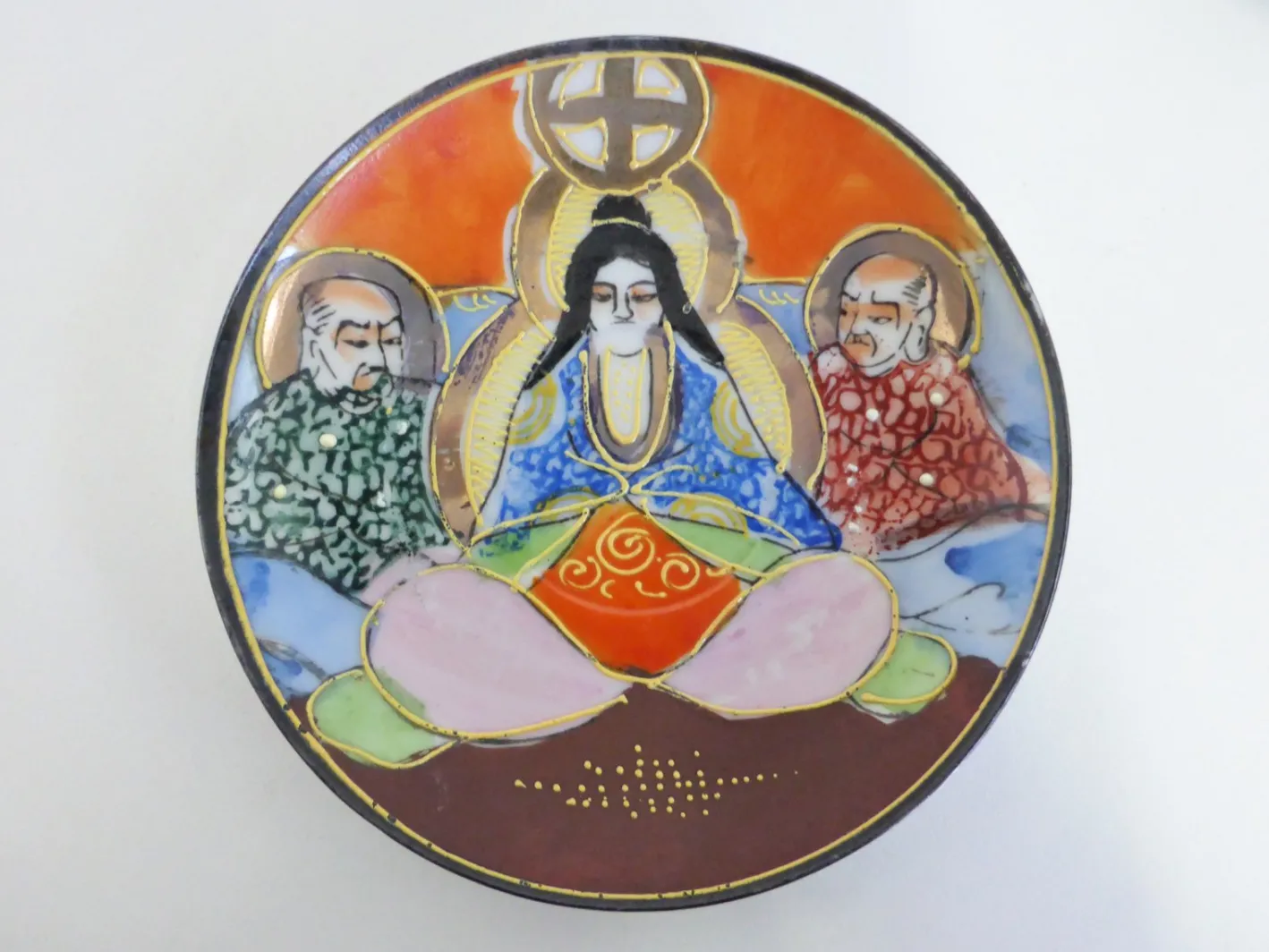Handbemaltes Chinesisches Porzellan Set, 1950er, 13er Set