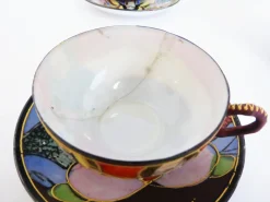 Handbemaltes Chinesisches Porzellan Set, 1950er, 13er Set