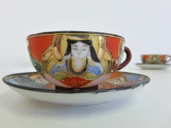 Handbemaltes Chinesisches Porzellan Set, 1950er, 13er Set