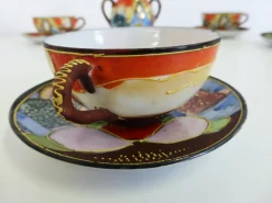 Handbemaltes Chinesisches Porzellan Set, 1950er, 13er Set